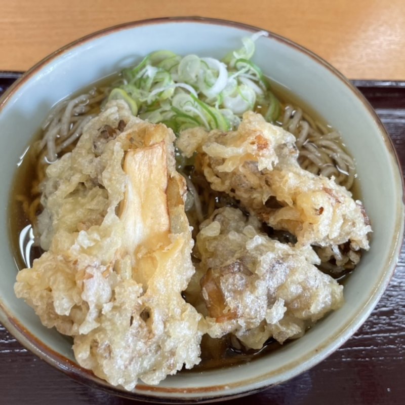 舞茸天そば(道の駅あしがくぼ)