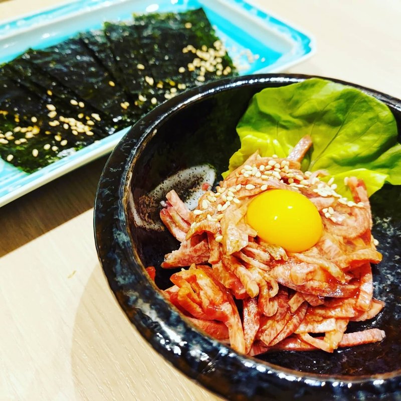 タンユッケ(板前焼肉 一牛 心斎橋本店)