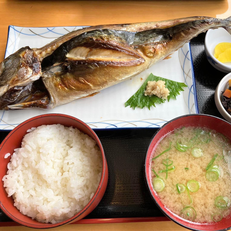 鯖一本焼き定食(刺身処かねまつ （サシミドコロカネマツ）)