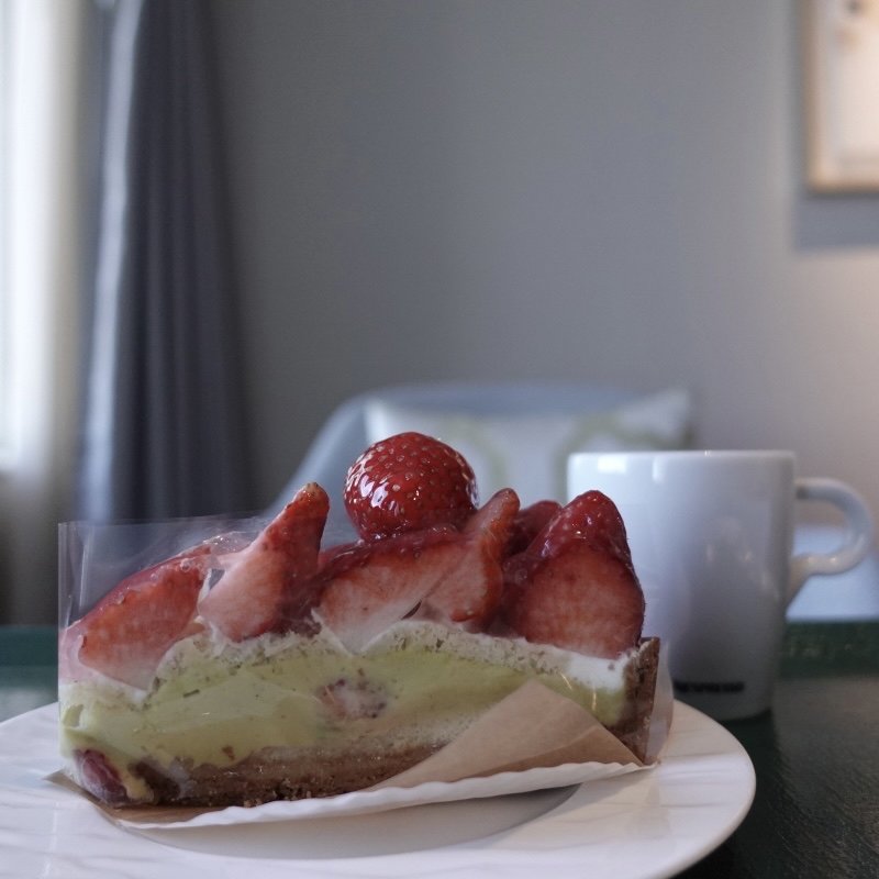 イチゴとピスタチオのタルト(アラカンパーニュ 名古屋タカシマヤ店 （a la campagne）)