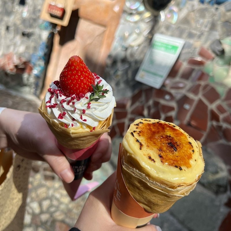 クリームブリュレ(ナチュラル クレープ 下北沢店)