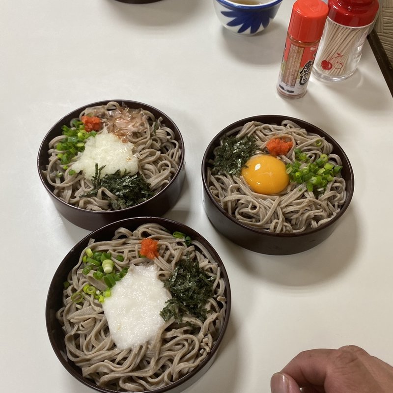 三色割子そば(本家大梶 （手打ちそば）)