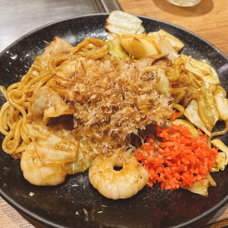 ミックス焼きそば(釜たけうどん めっせ熊 ラゾーナ川崎プラザ店)