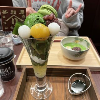 宇治新茶パフェ初摘(辻利兵衛本店 )
