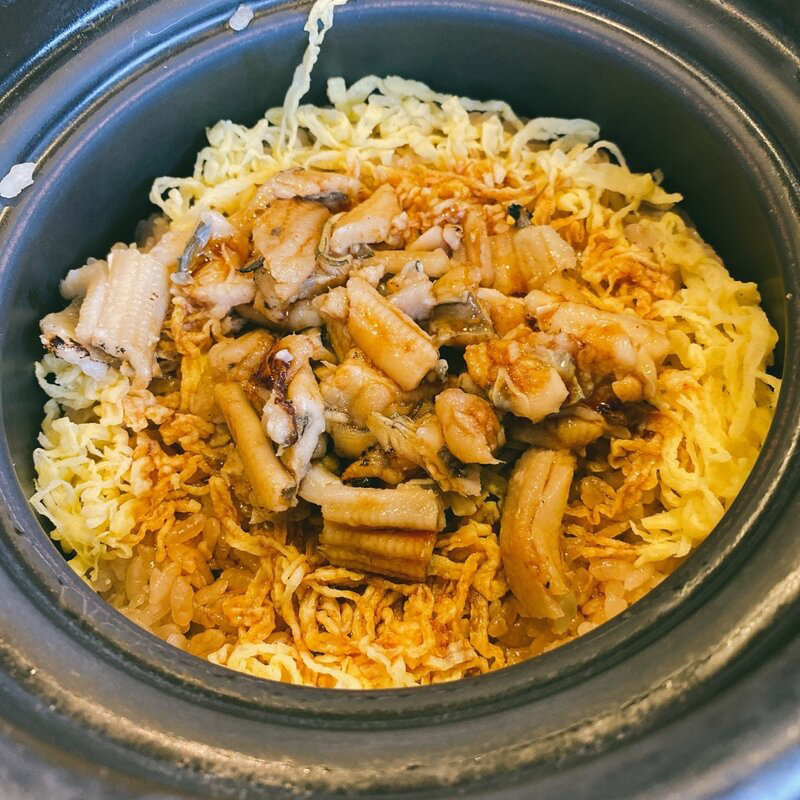 穴子の土鍋ごはん(熟成焼肉いちばん　大津店)