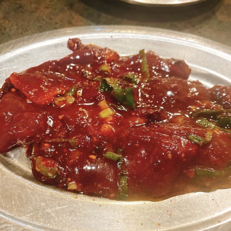 牛レバー半焼(富吉)