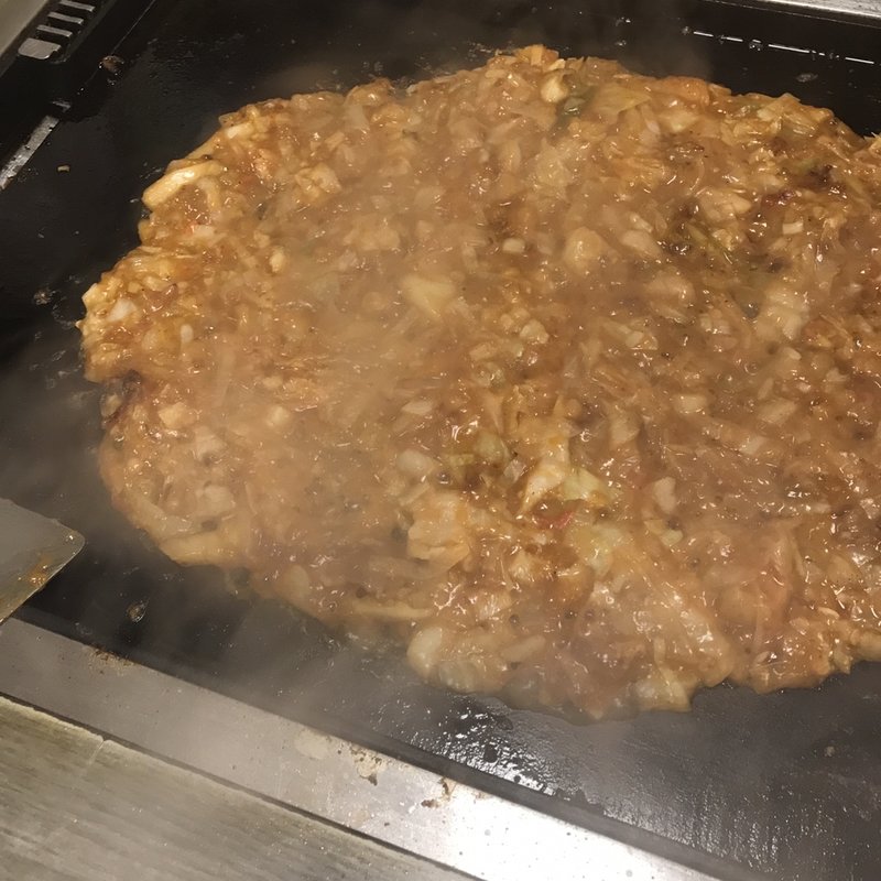 豚キムチもんじゃ(もんじゃおかめひょっとこ店)