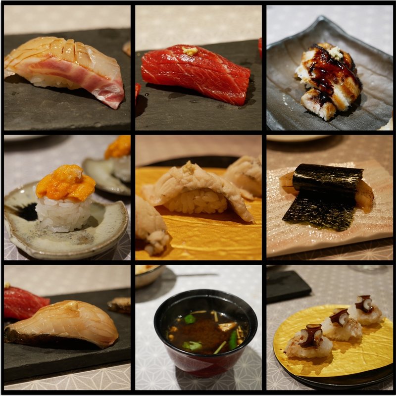 特上コース(鮓 希凛 明石魚の棚(東店))