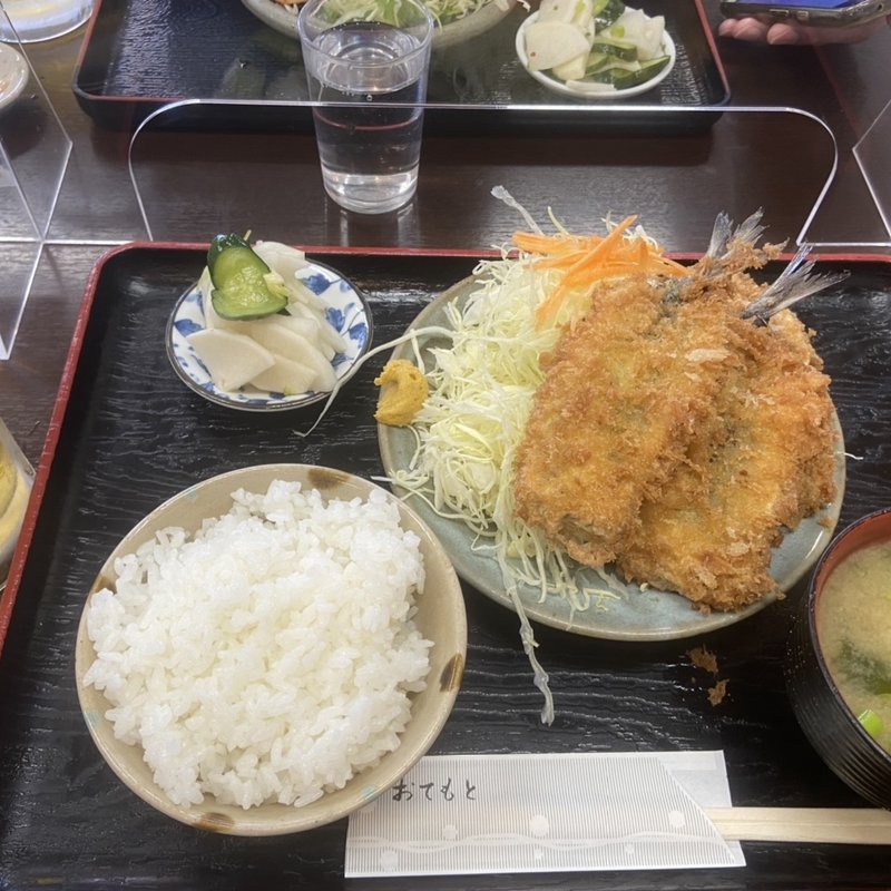 イワシフライ定食(丸福)