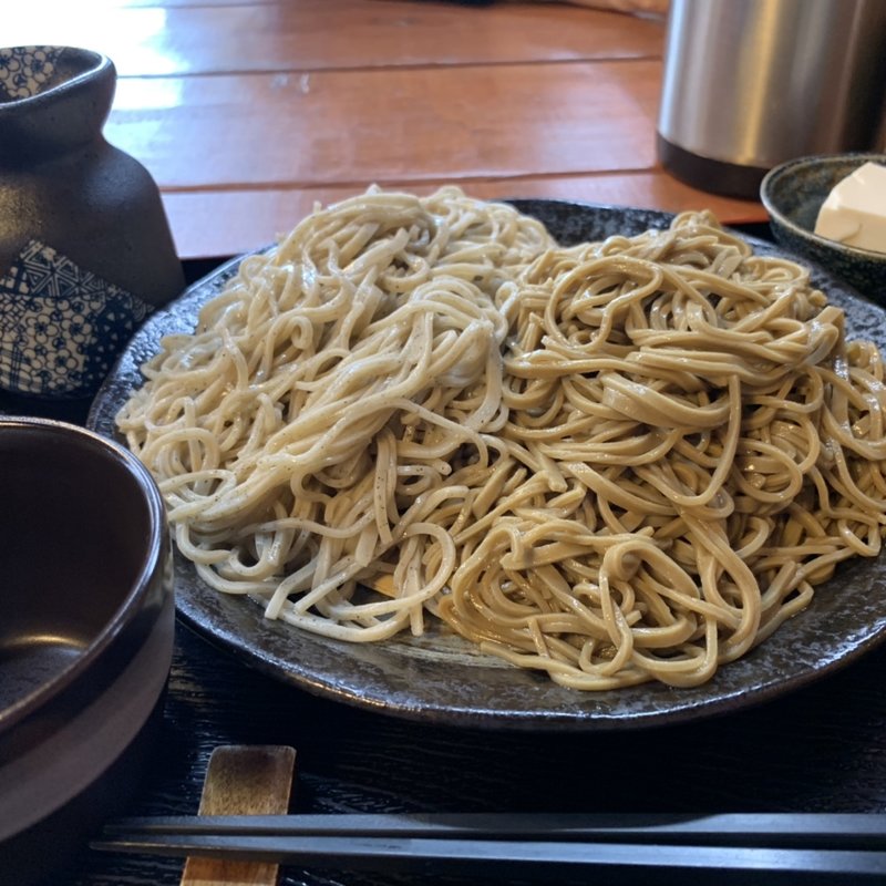 冷やしあい盛り(田舎そば、韃靼蕎麦)(風 （カゼ）)