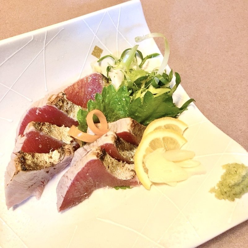 鰹の塩たたき(和創作 悠生 （ゆうき）)