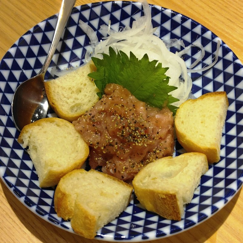ねぎまぐろとオリーブオイルの素敵すぎる出逢い(鮨・酒・肴 杉玉 鹿島田 )
