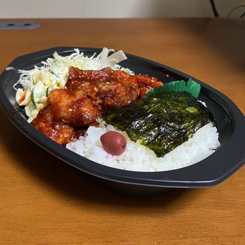 クックチキン弁当(ヤンニョムチキン3個)(韓クック)