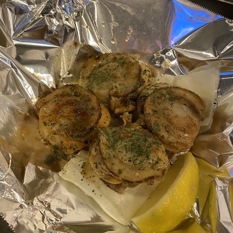 ホタテバター(お好み焼き・鉄板焼道場三箆)