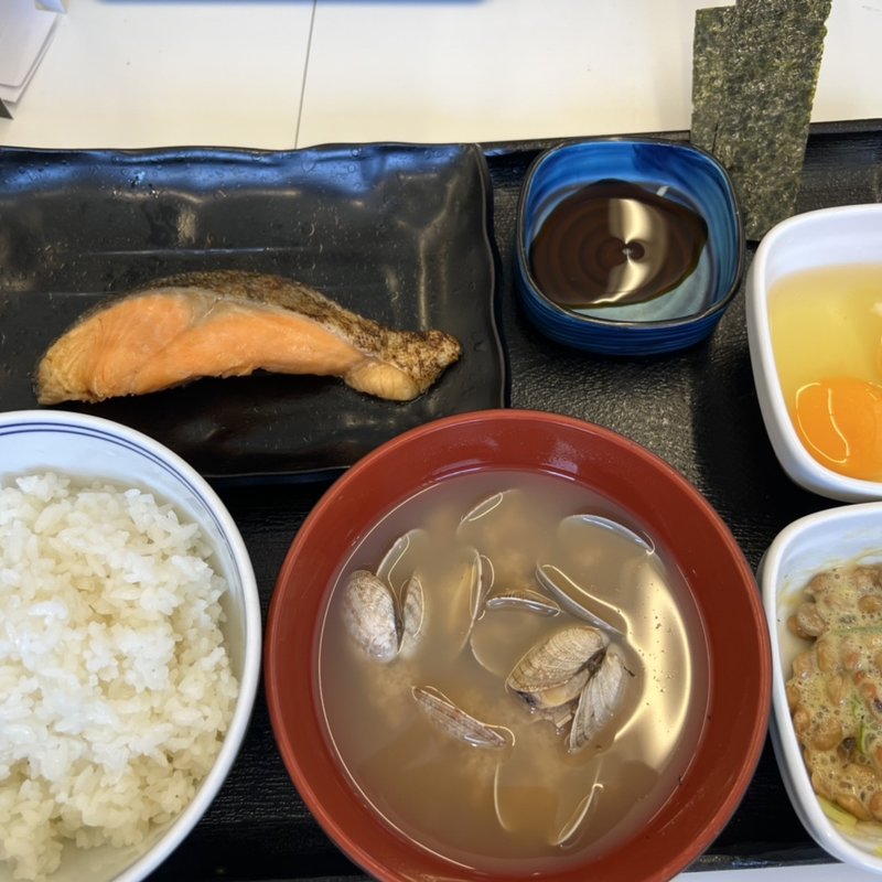 特朝定食(吉野家 甲州街道府中白糸台店)