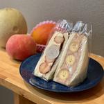 フルーツサンドイッチ(あんこ×いちご、ちょこバナナ)(BON LUMIERE)