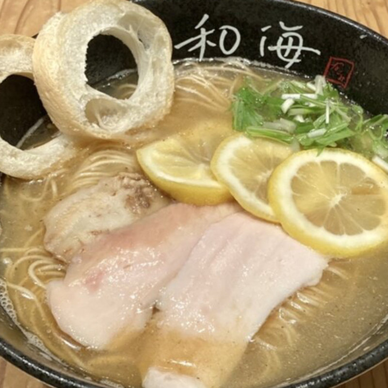柚子レモンらーめん(和海 なんばラーメン一座店)