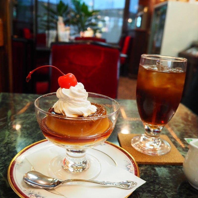 昔ながらの昭和プリン(珈琲専門館 伯爵 池袋東口店)