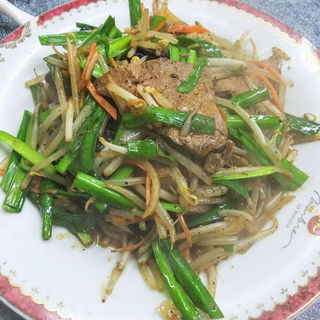 ニラレバ炒メ(丸鶴)