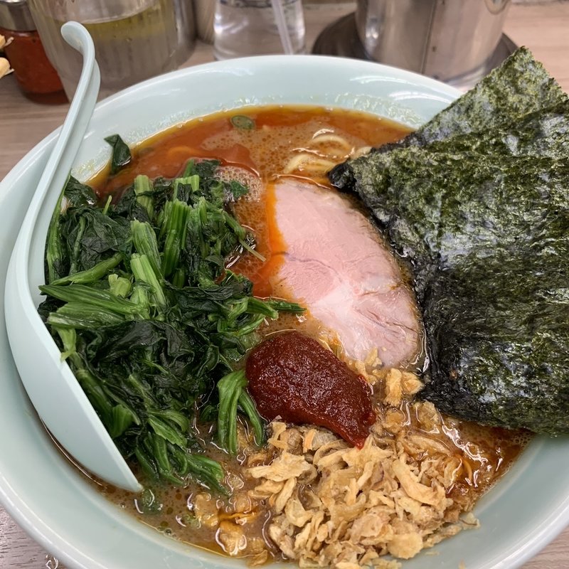辛いラーメン(武蔵家 白山店 )