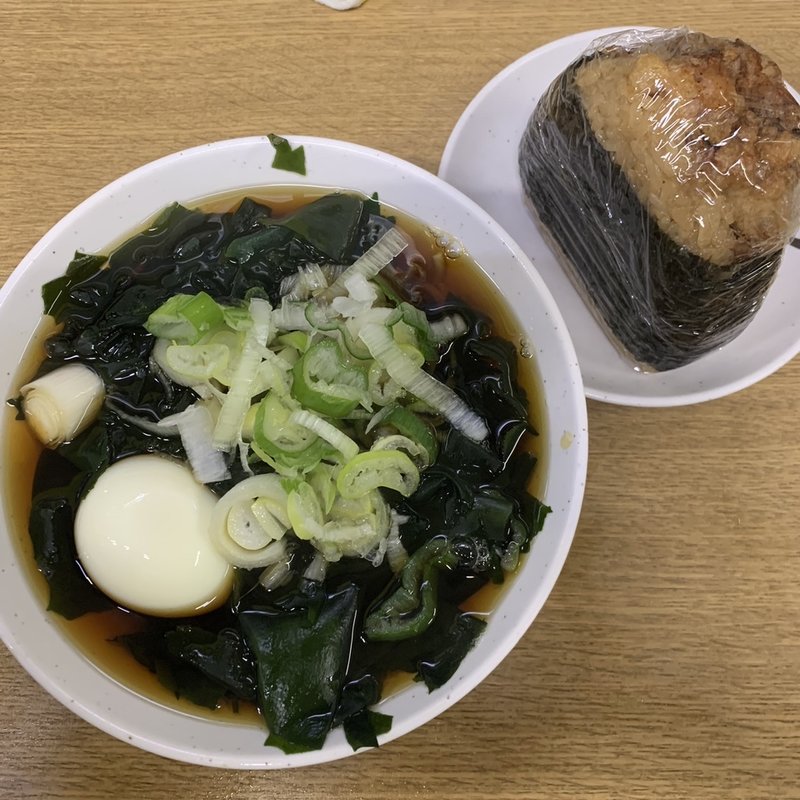 そば、小盛り(一由そば )