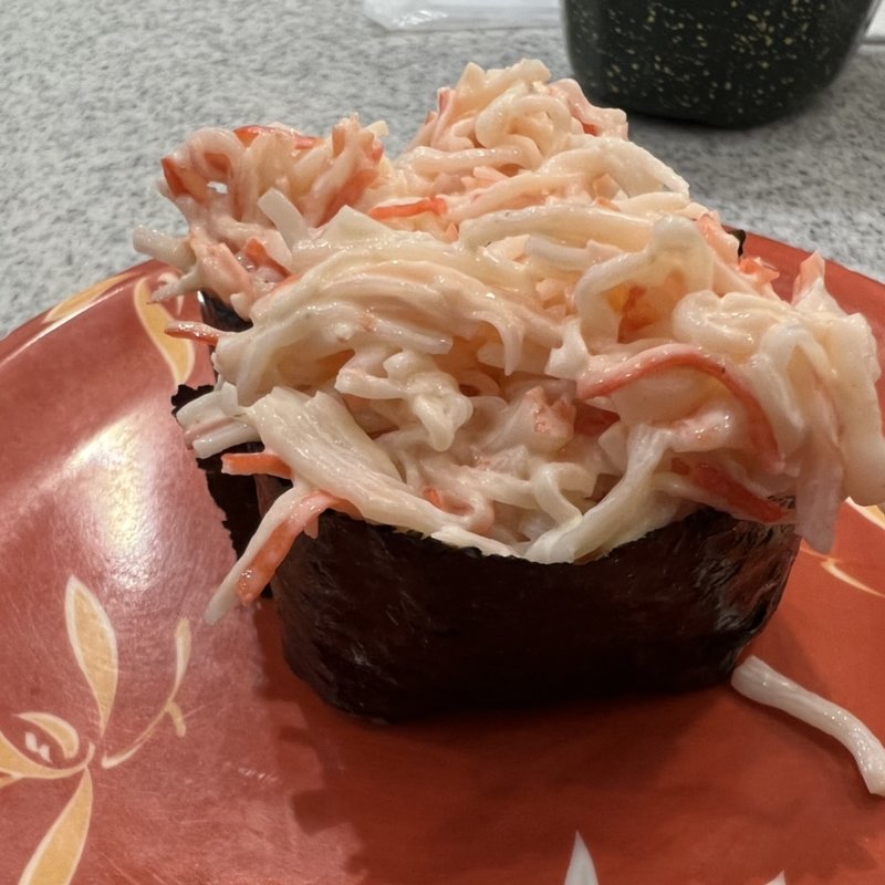 カニカマのサラダ(回転寿司みさき 武蔵小金井店)