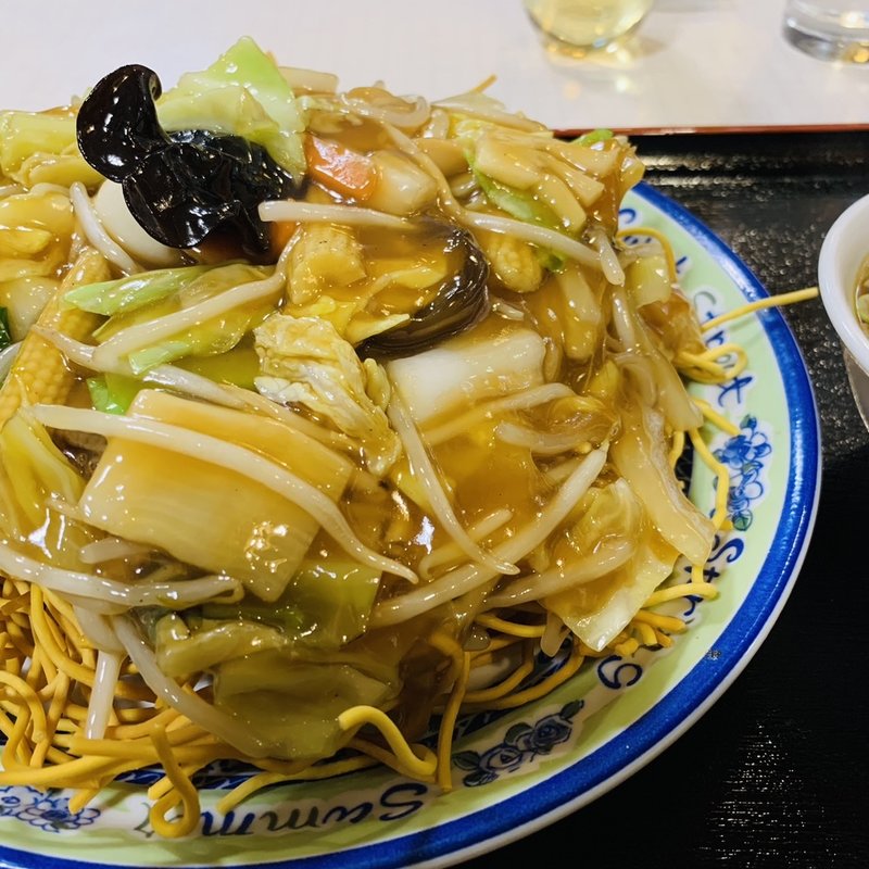 かた焼きそば(龍王園)