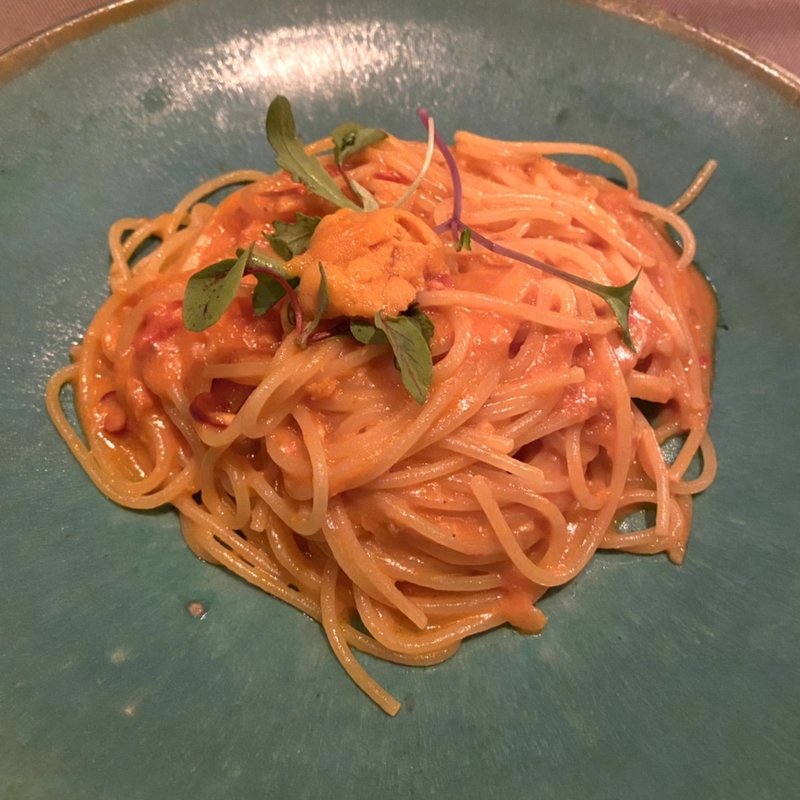 ウニクリームパスタ(スミレオオサカ （sumile OSAKA）)