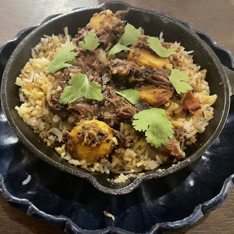 ホタルイカのビリヤニ(nidomi)