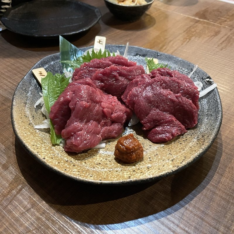 会津馬刺し3種盛り合わせ(門前仲町 彦酉 )