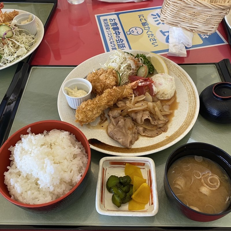 生姜焼き(もおか鬼怒公園ゴルフ倶楽部)