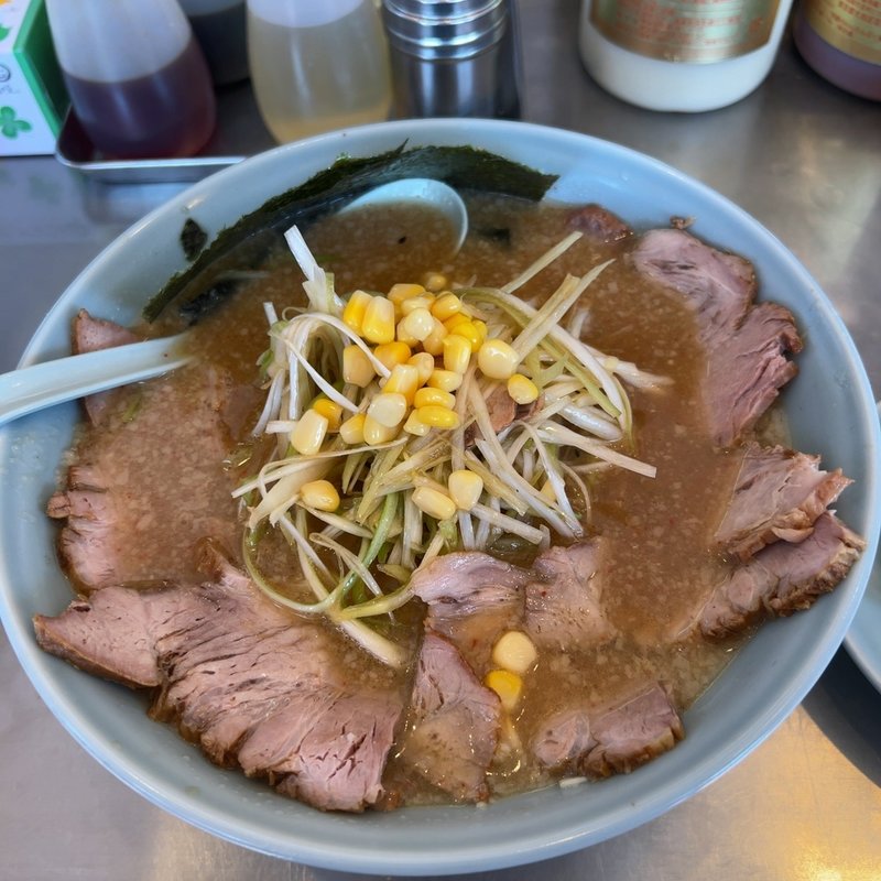 ネギ味噌チャーシューメン中盛(ラーメンショップ 新守谷店)