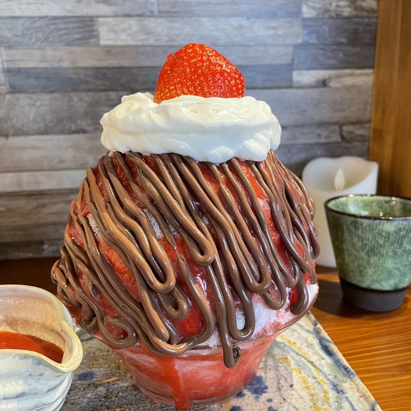 あまおうショコラ(Tokyo ShaveIce Ancredore)