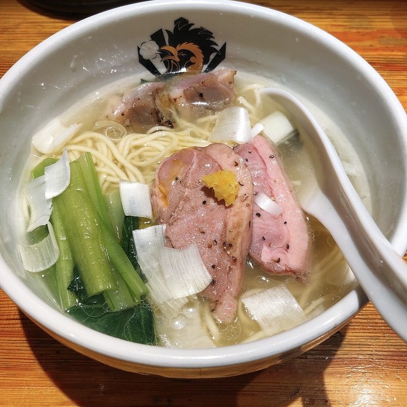 鴨中華そば（塩）(中華そば満鶏軒)