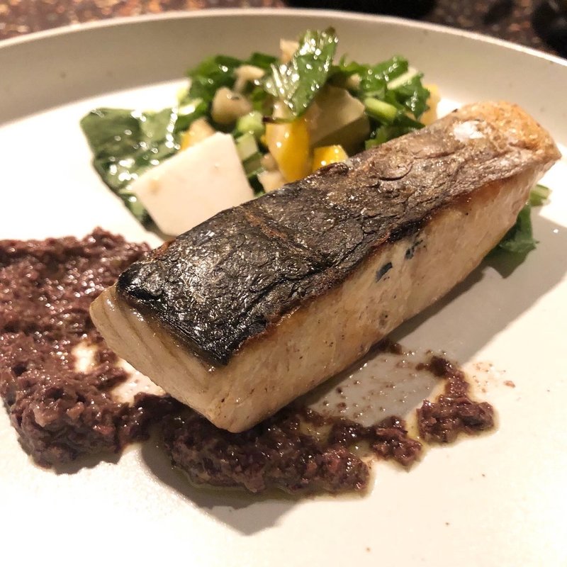 サワラのスモーク 白蕪と日向夏(savie)