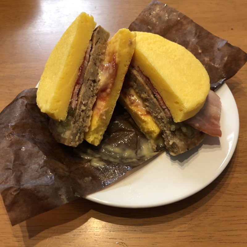 たまごでサンド！たまごバーガー(ローソン・スリーエフ 横浜駒岡店)