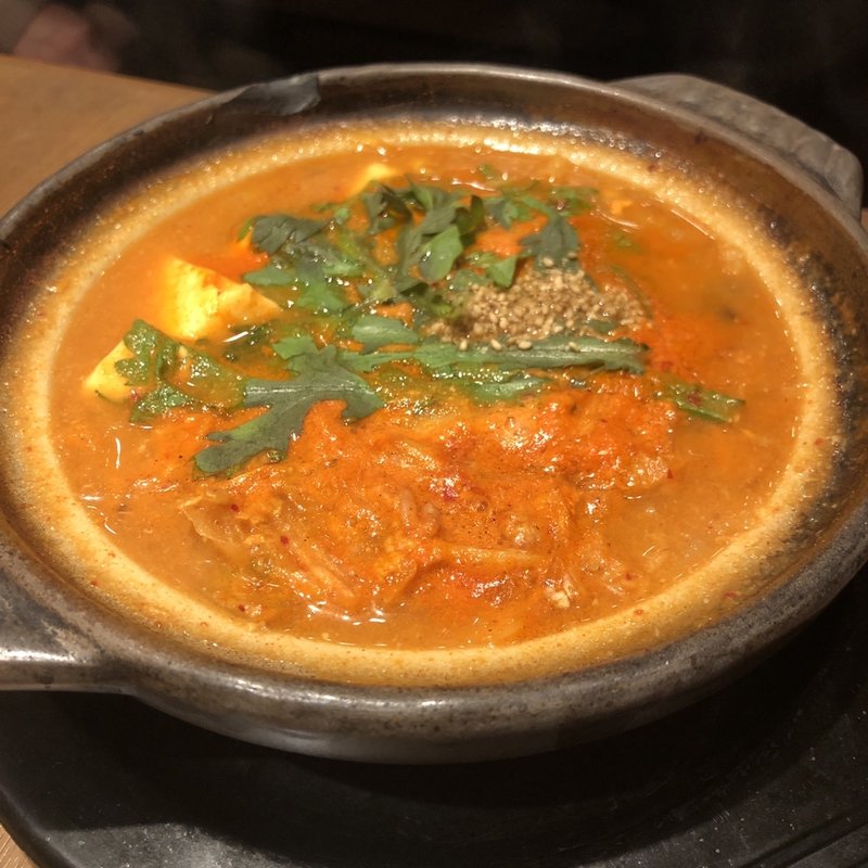 豆腐チゲ(鶯谷園 （ウグイスダニエン）)