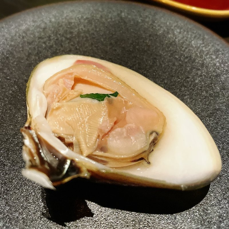 地蛤 酒蒸し(（惚）オ向イ上ル)