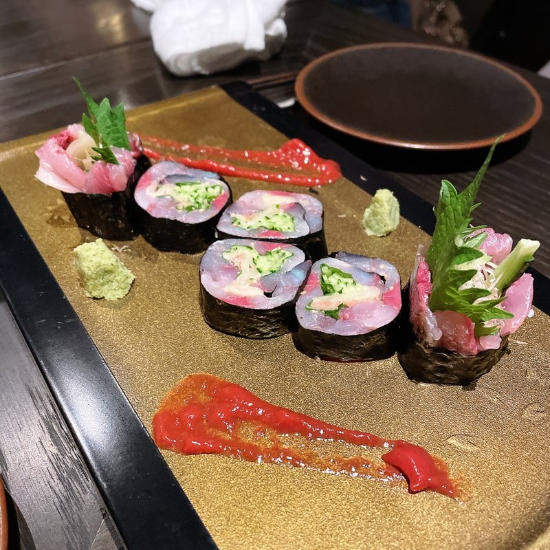 鯵がりしそ巻(（惚）オ向イ上ル)