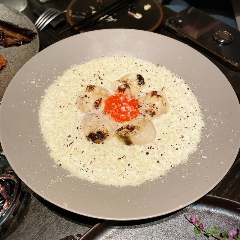 白子チーズリゾット(（惚）オ向イ上ル)