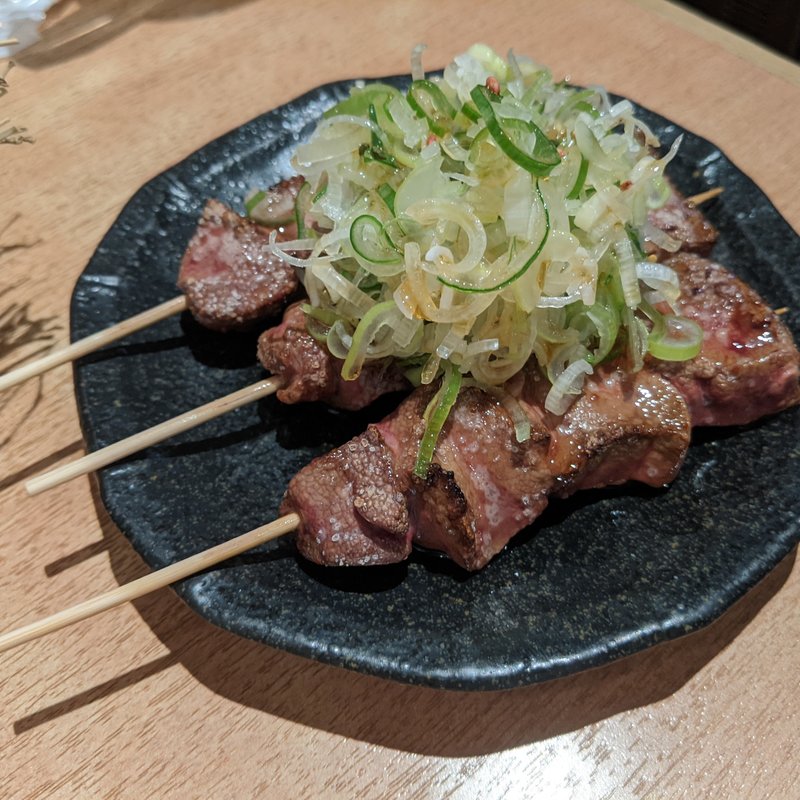レバーごまねぎ塩(やきとん・地酒　こたろう)