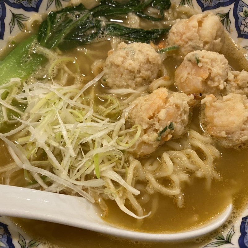 濃厚海老味噌ラーメン(中国ラーメン 揚州商人 池袋西口店)