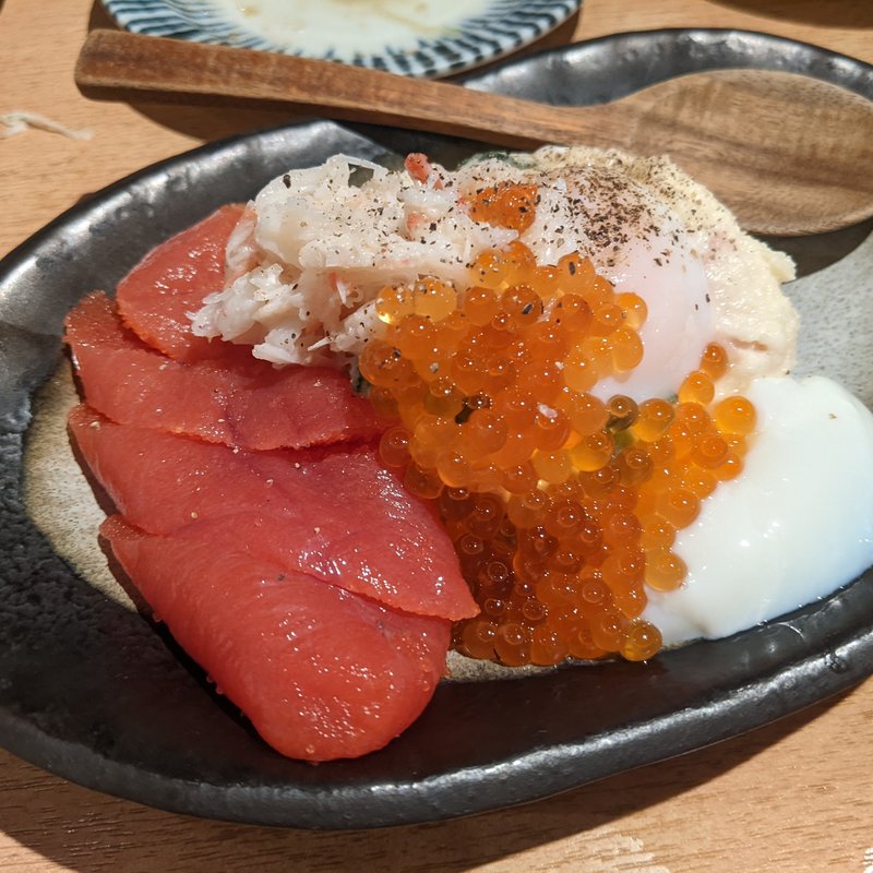 ポテ玉全部のせ(やきとん・地酒　こたろう)