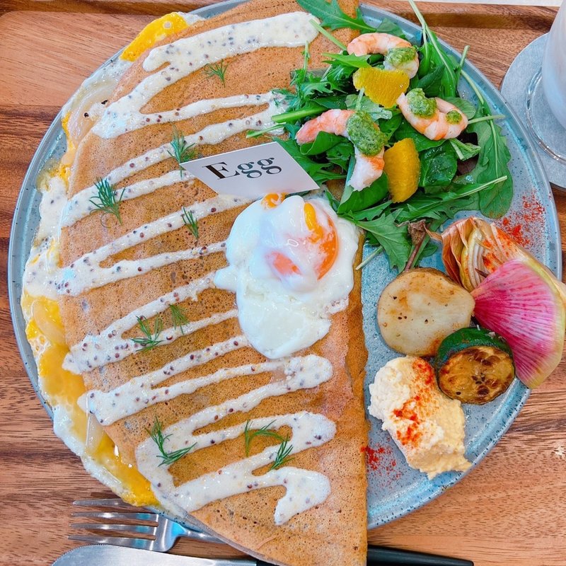 ガレット(エビたま)(Forest Green Crepe ＆ Bake )