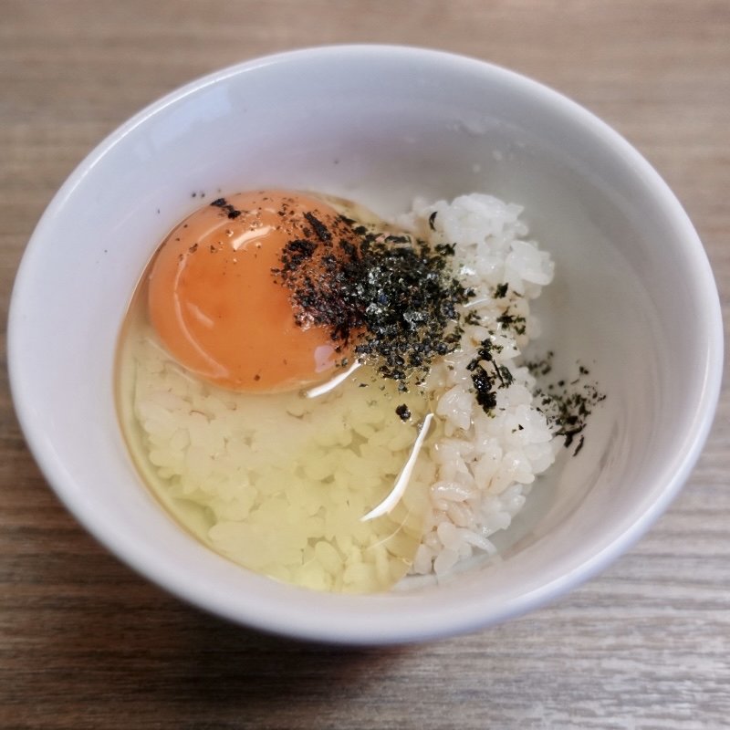 玉子かけご飯(中華そば 和渦 TOKYO)