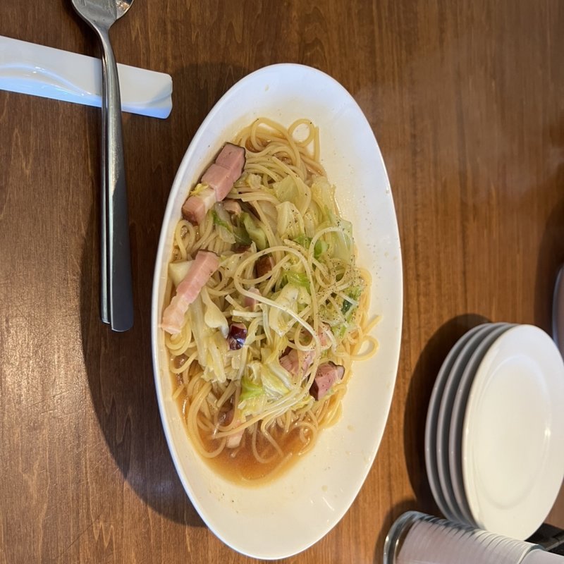 ＃パスタランチ＃春キャベツとベーコンのスープパスタ(ビストロ ラヴニール （Bistro L’avenir）)