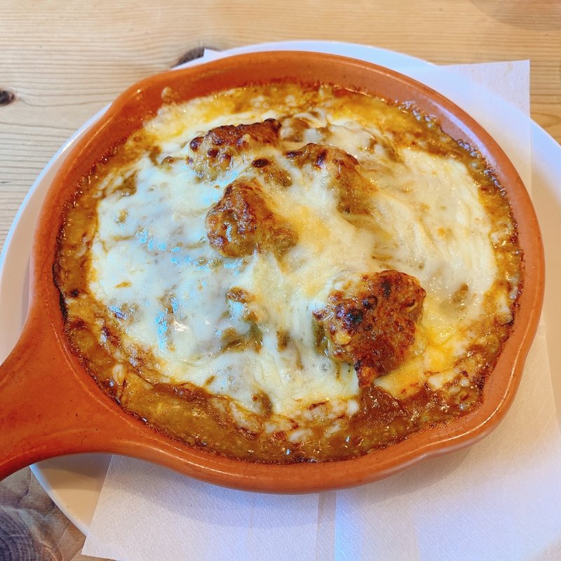 エビの焼きチーズココナッツカレー(こぶみかん 豊川店)