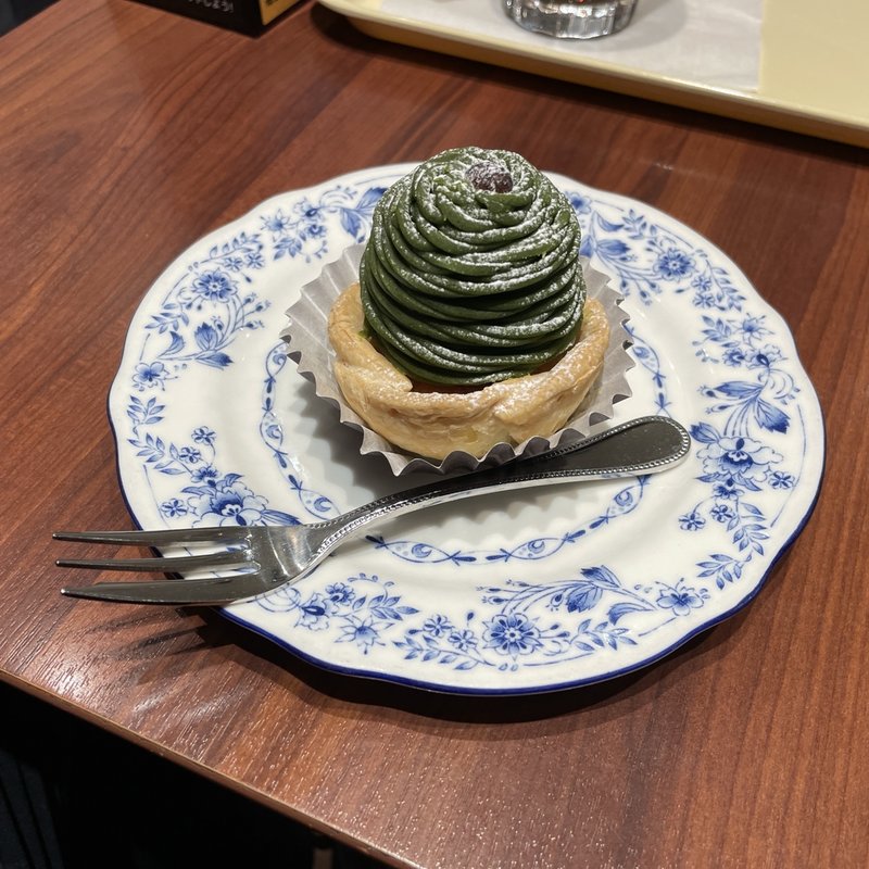 京都府産宇治抹茶のモンブラン(ドトールコーヒーショップ 川崎ダイス店)