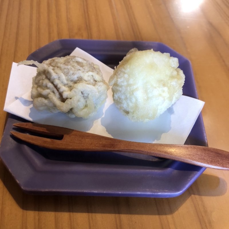 まんじゅうの天ぷら(つつみ庵 )