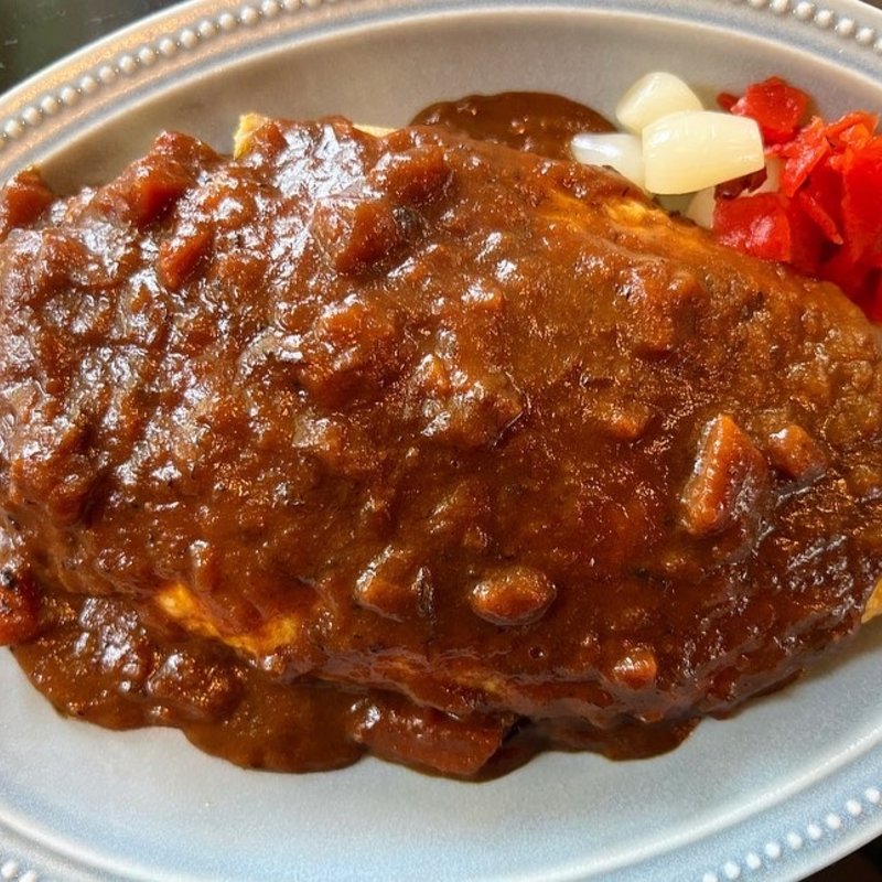 オムカレー(コーヒーハウスナカザワ)